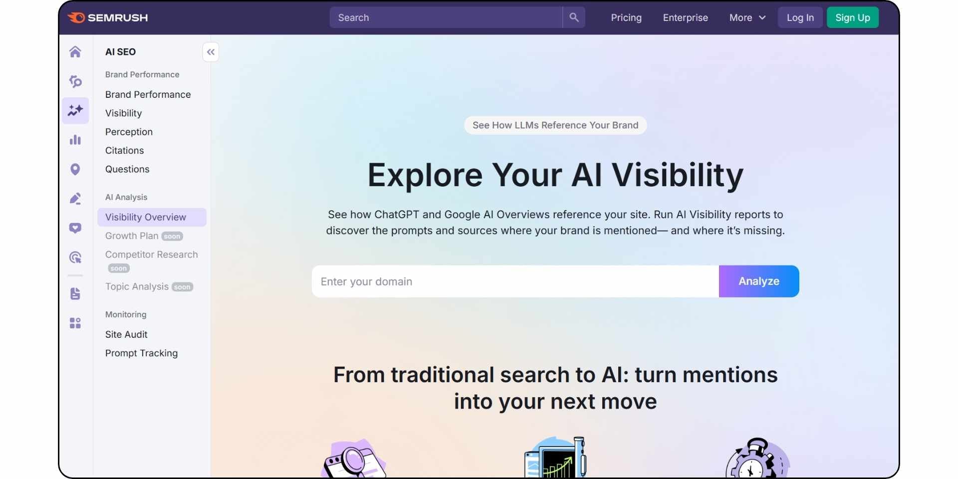 Semrush AI seo toolkit
