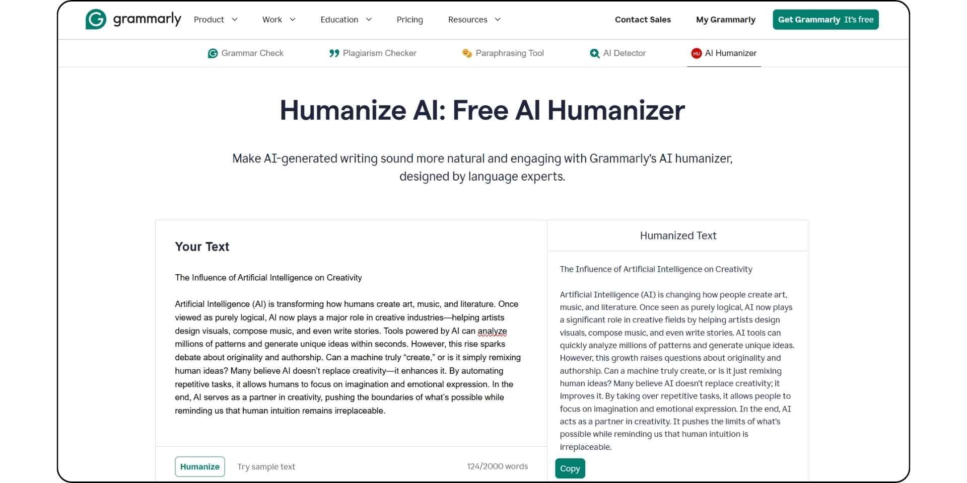 grammarly-humanizer