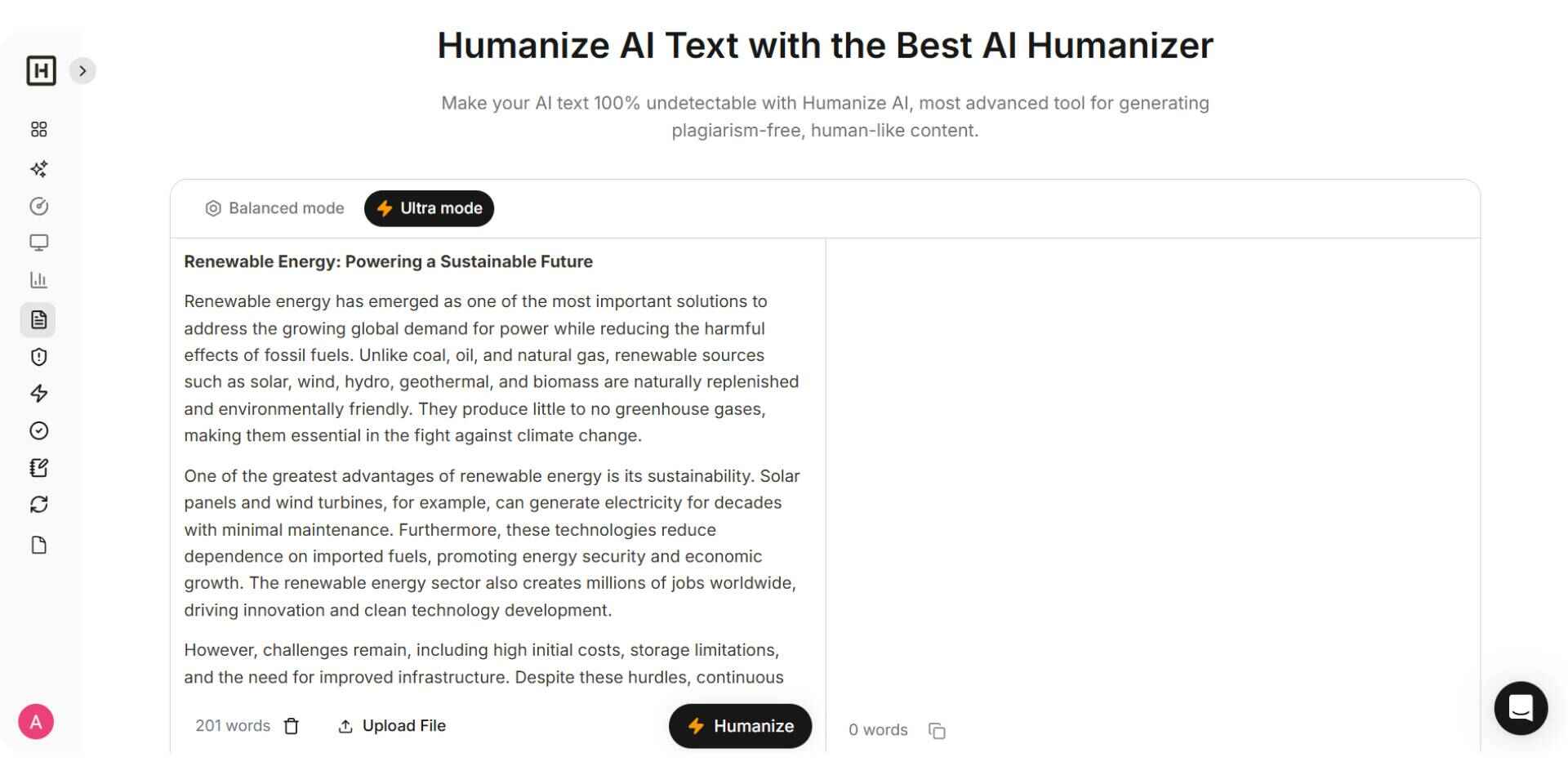 humanize-ai-dashboard