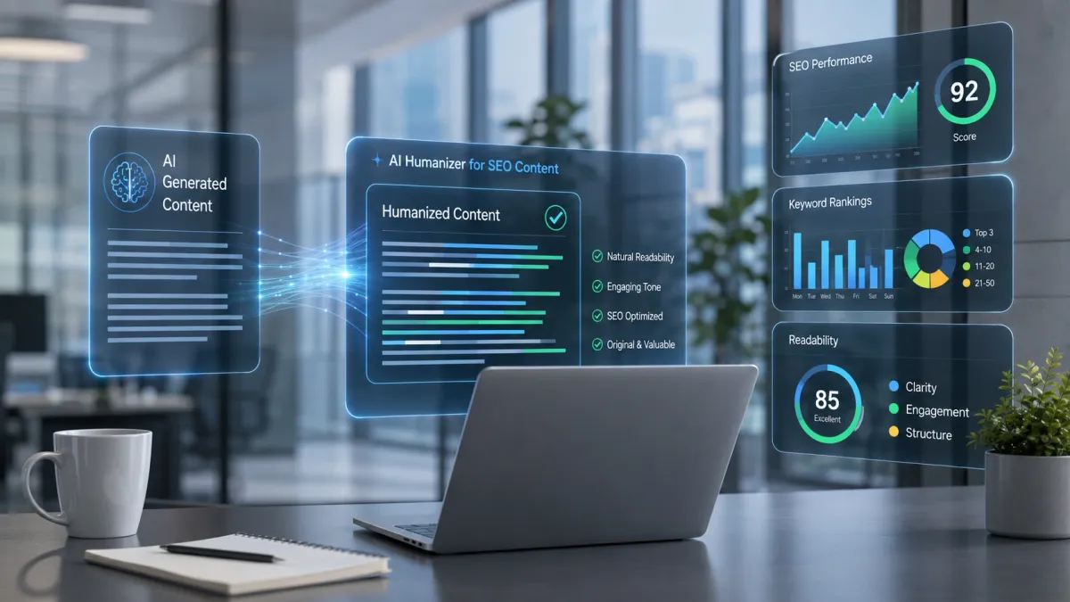 AI Humanizer for SEO Content: How to Improve AI Drafts Without Breaking SEO