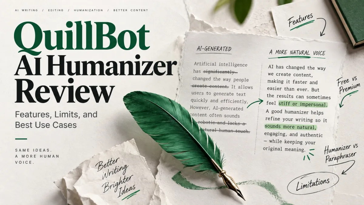QuillBot AI Humanizer Review: Features, Limits, and Best Use Cases